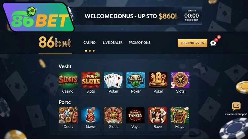 Link dự phòng 86bet ổn định an toàn và luôn sẵn sàng